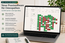 LUCAR Praxissoftware für Osteopathen – Terminkalender in der Open Beta