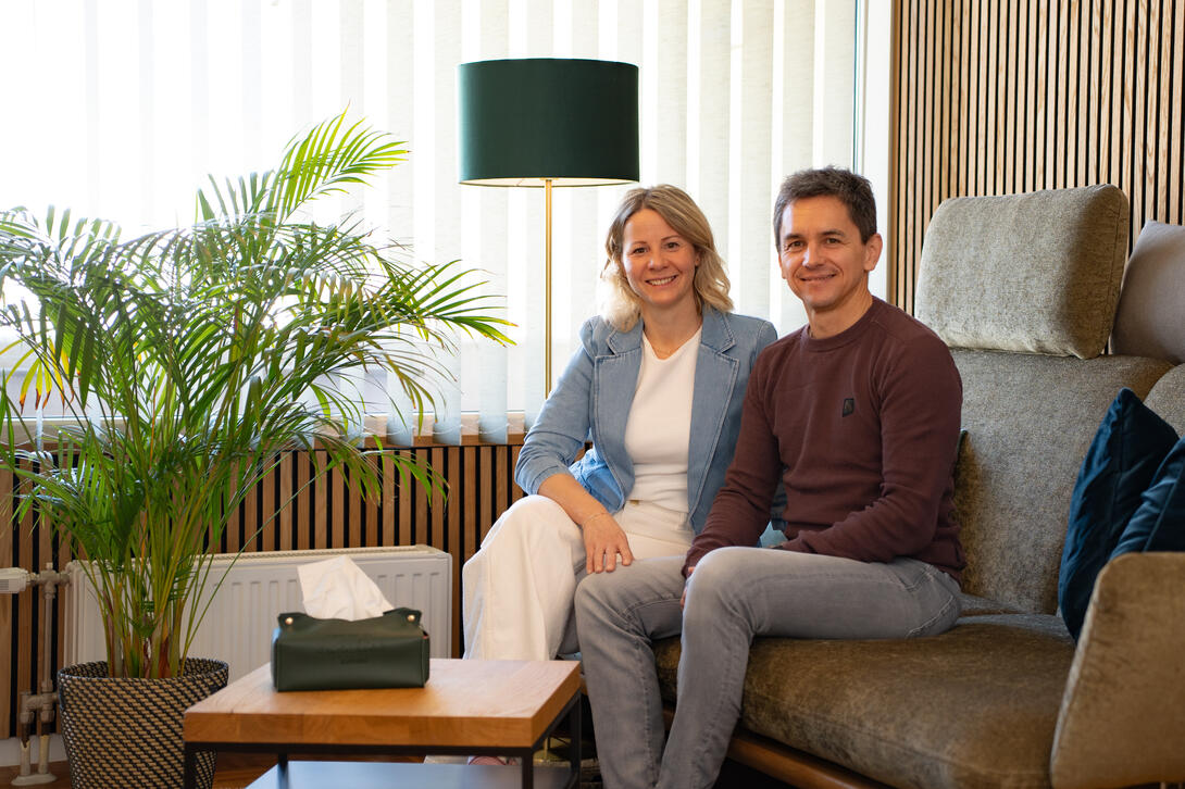 Nicole und Clemens Weixelbaumer von Mein Praxisraum in Linz-Urfahr